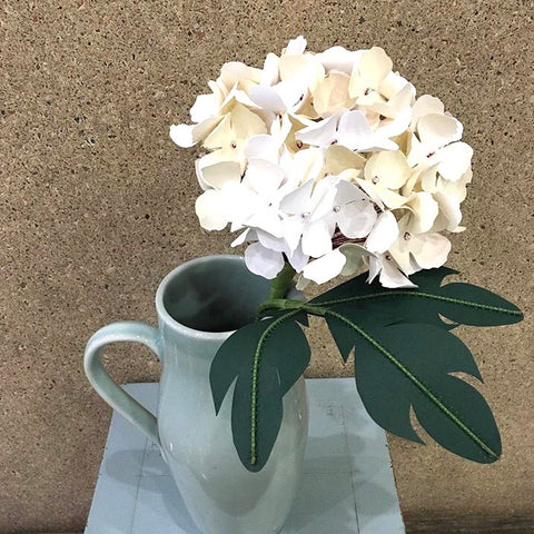 Hydrangea paper flower making kit / class